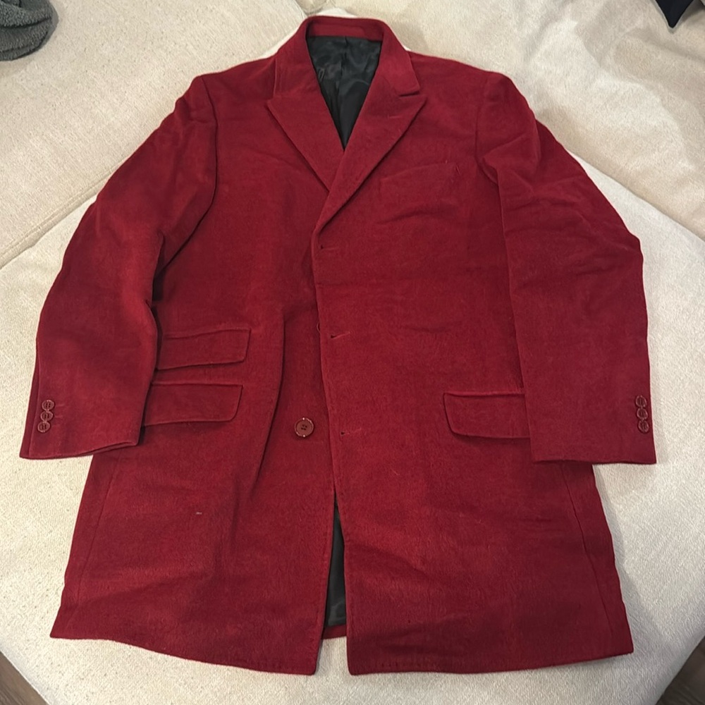 Wool and cashmere men’s overcoat size 44R